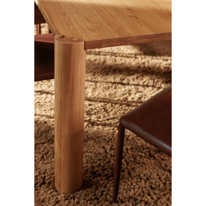 Post Dining Table by Moe's Home Collection. Made from solid white oak in a modern style.