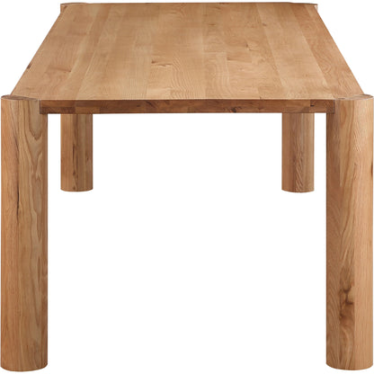 Post Dining Table by Moe's Home Collection. Made from solid white oak in a modern style.