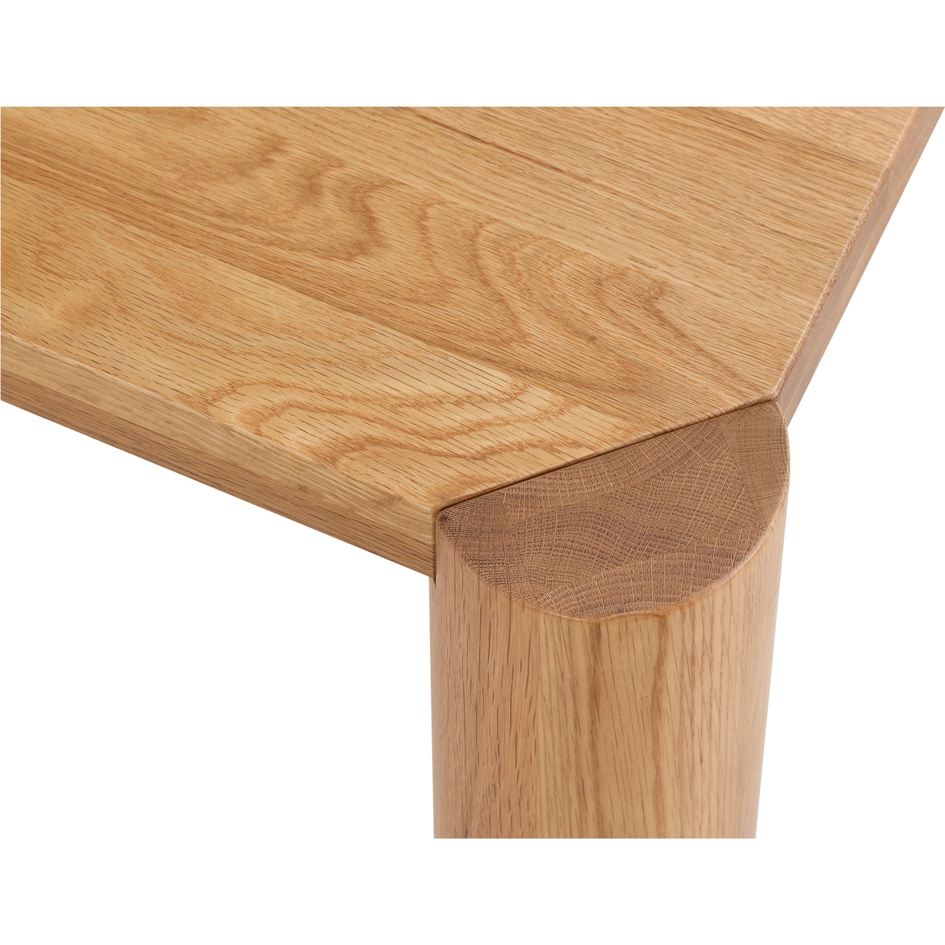 Post Dining Table by Moe's Home Collection. Made from solid white oak in a modern style.