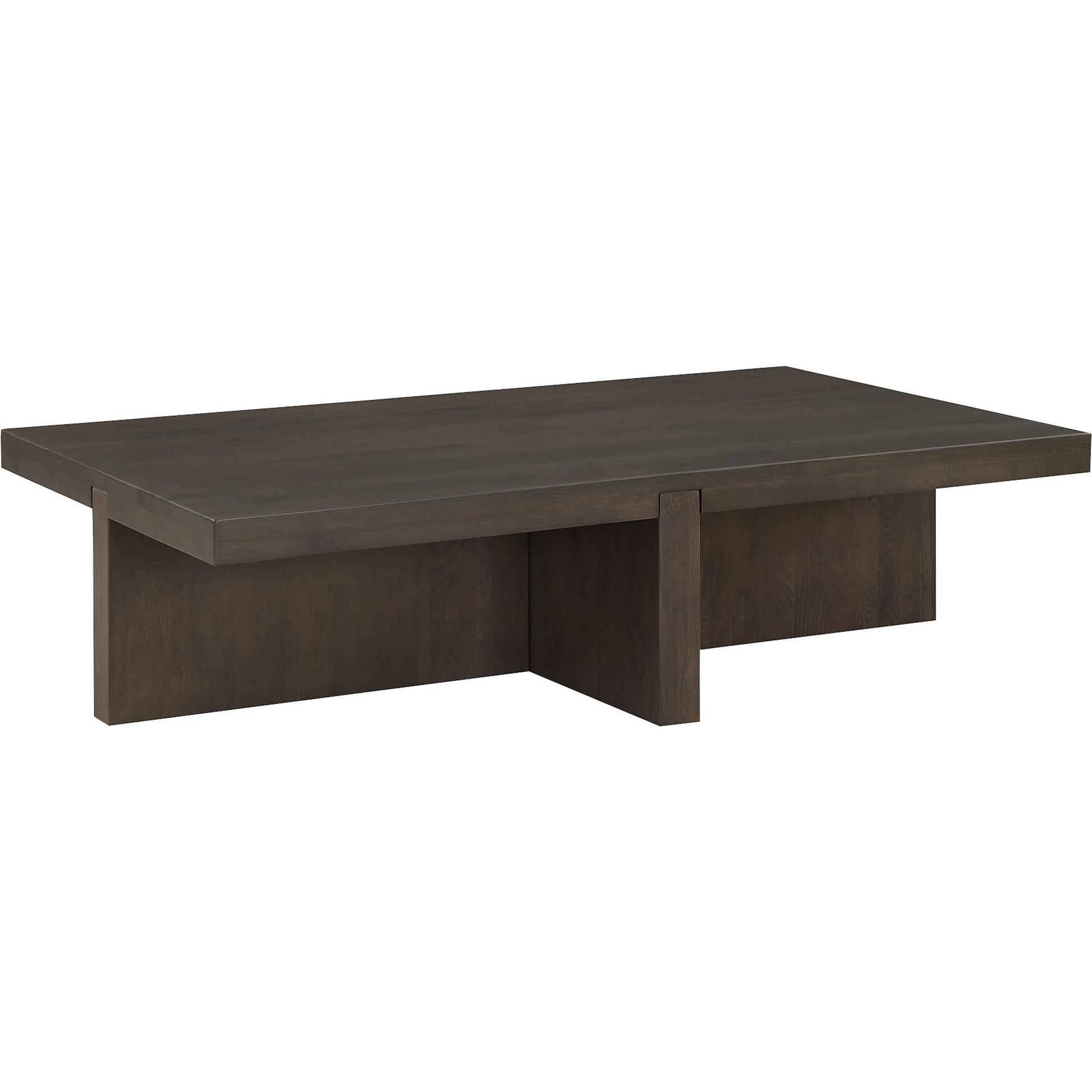 Folke Rectangular Coffee Table by Moe's Home Collection. Made from solid oak in a traditional style.