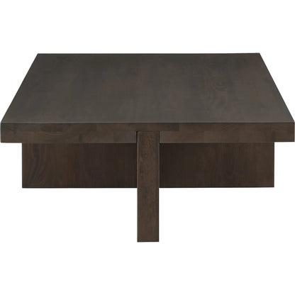 Folke Rectangular Coffee Table by Moe's Home Collection. Made from solid oak in a traditional style.
