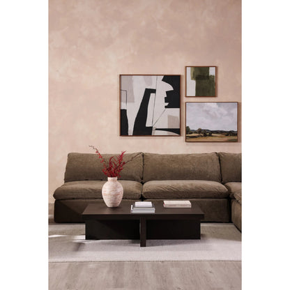 Folke Rectangular Coffee Table by Moe's Home Collection. Made from solid oak in a traditional style.