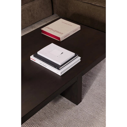 Folke Rectangular Coffee Table by Moe's Home Collection. Made from solid oak in a traditional style.