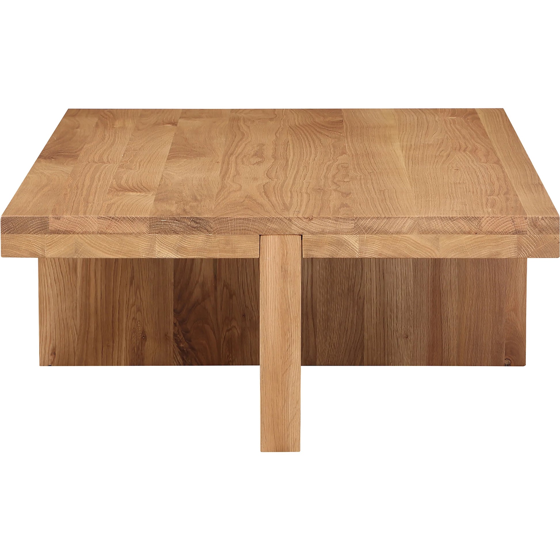Folke Rectangular Coffee Table by Moe's Home Collection. Made from solid oak in a traditional style.
