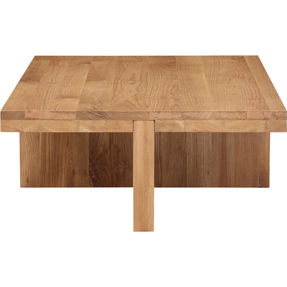 Folke Rectangular Coffee Table by Moe's Home Collection. Made from solid oak in a traditional style.