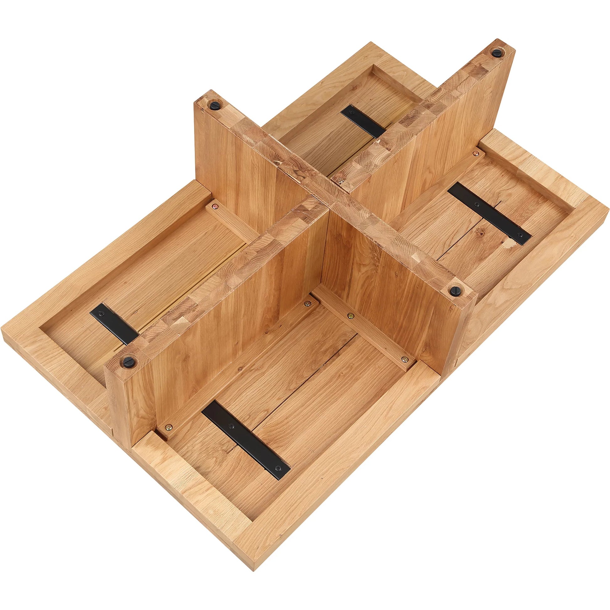 Folke Rectangular Coffee Table by Moe's Home Collection. Made from solid oak in a traditional style.