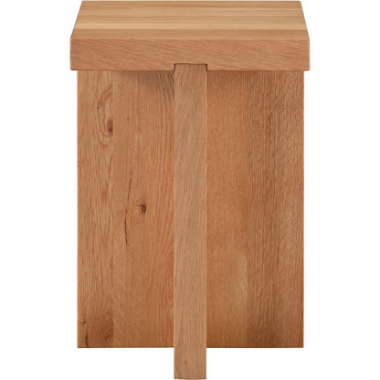 Folke Side Table by Moe's Home Collection in natural. Made from solid oak in a transitional style.