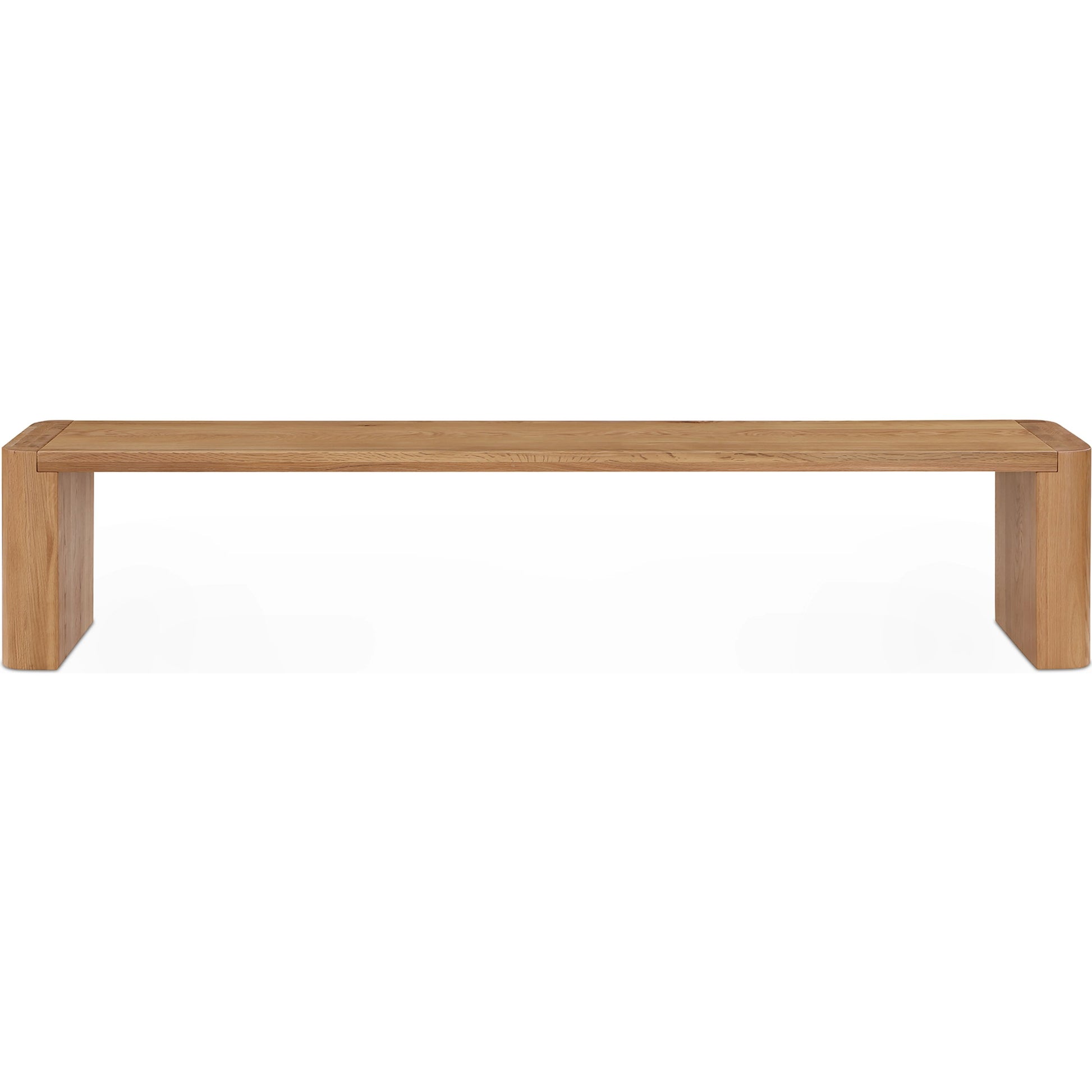 Post Dining Bench by Moe's Home Collection. Made from solid oak in a modern style.