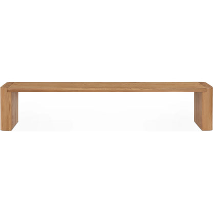 Post Dining Bench by Moe's Home Collection. Made from solid oak in a modern style.