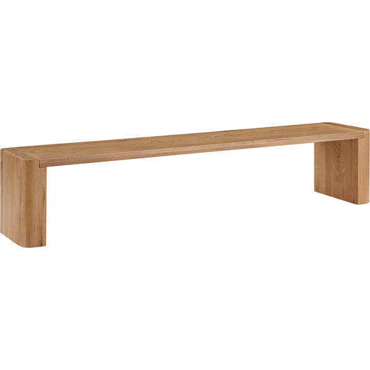 Post Dining Bench by Moe's Home Collection. Made from solid oak in a modern style.
