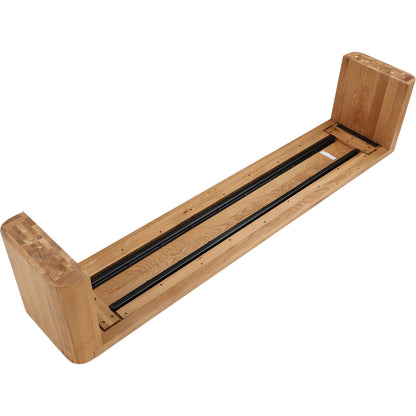 Post Dining Bench by Moe's Home Collection. Made from solid oak in a modern style.