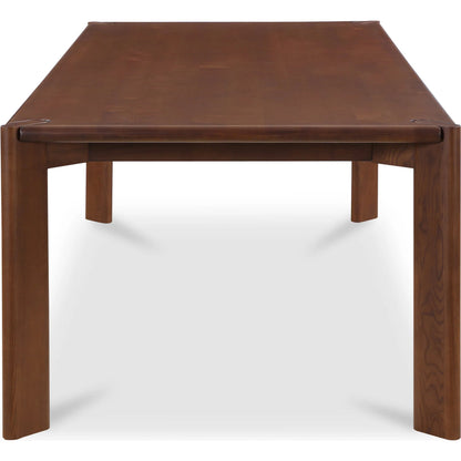 Daifuku Dining Table by Moe's Home Collection in walnut. Made from solid white ash in a traditional style.