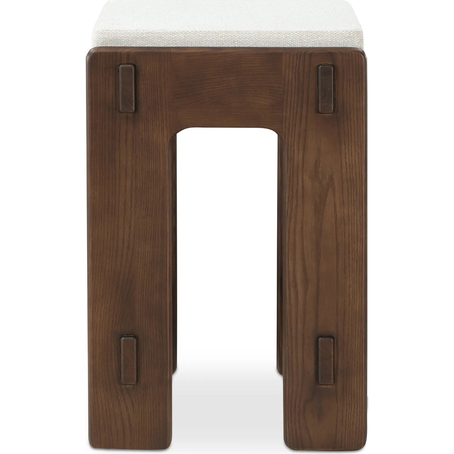 003 SI-2253602 | Additional Silo | Ashby Counter Stool by Moe's Home Collection in beige and walnut. Made from upholstery: 100% polyester, solid ash, plywood in a unique style.
