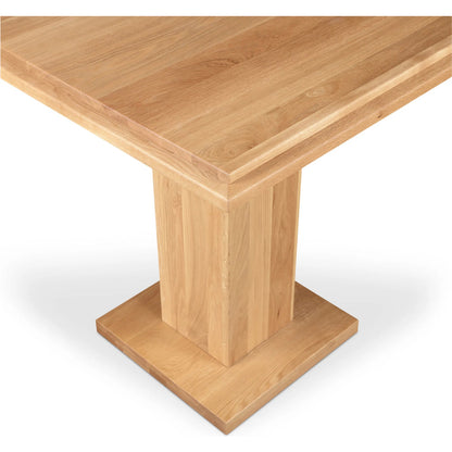 May Counter Table by Moe's Home Collection in natural. Made from solid oak, rubber in a transitional style.