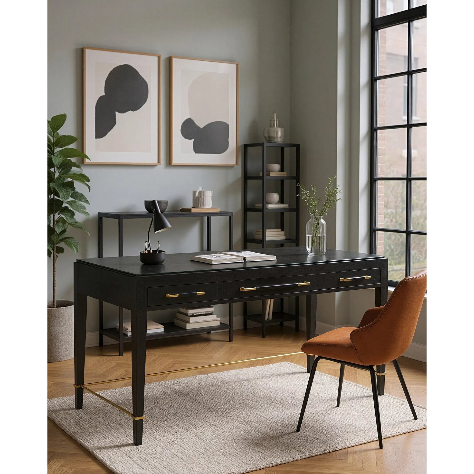 Verona Chanterelle Desk by Currey and Company. Made from unique in a transitional style.
