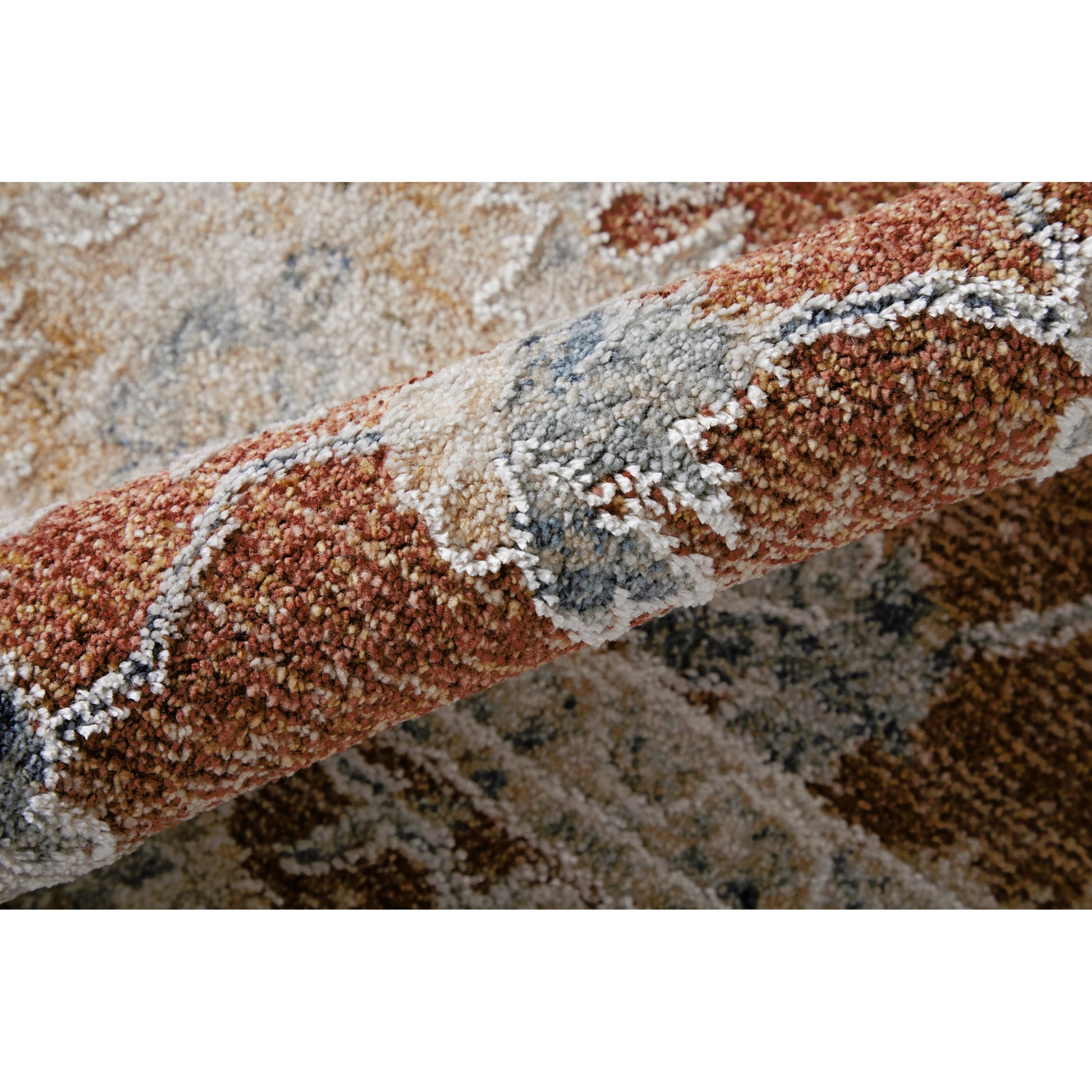 Pasha Transitional & Botanical Rug - 39M7F by Feizy. Made from polyester in a unique style.