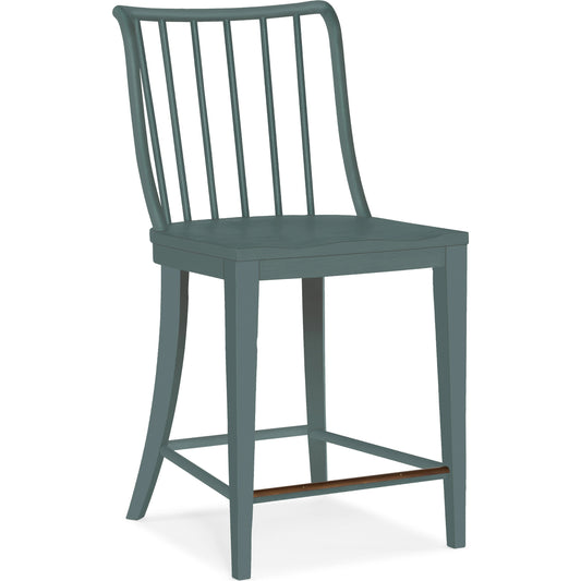 Serenity Bermuda Counter Chair by Hooker Furniture. Made from beech in a cottage & farmhouse style.