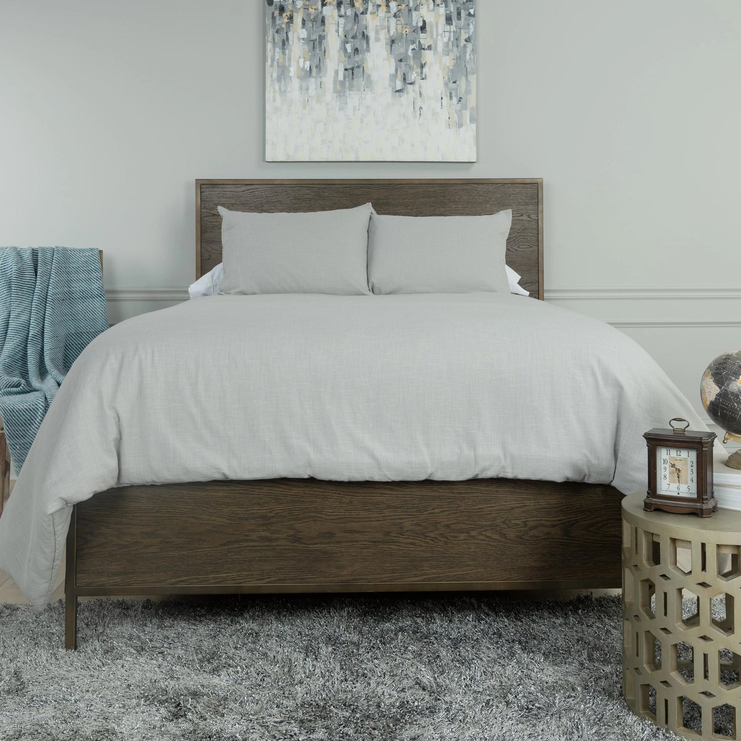 001 SI-2023563,SI-2023564 | Primary Silo | Lawrence Bedding by HedgeApple Essentials. Made from cotton slub, polyester in a modern style.