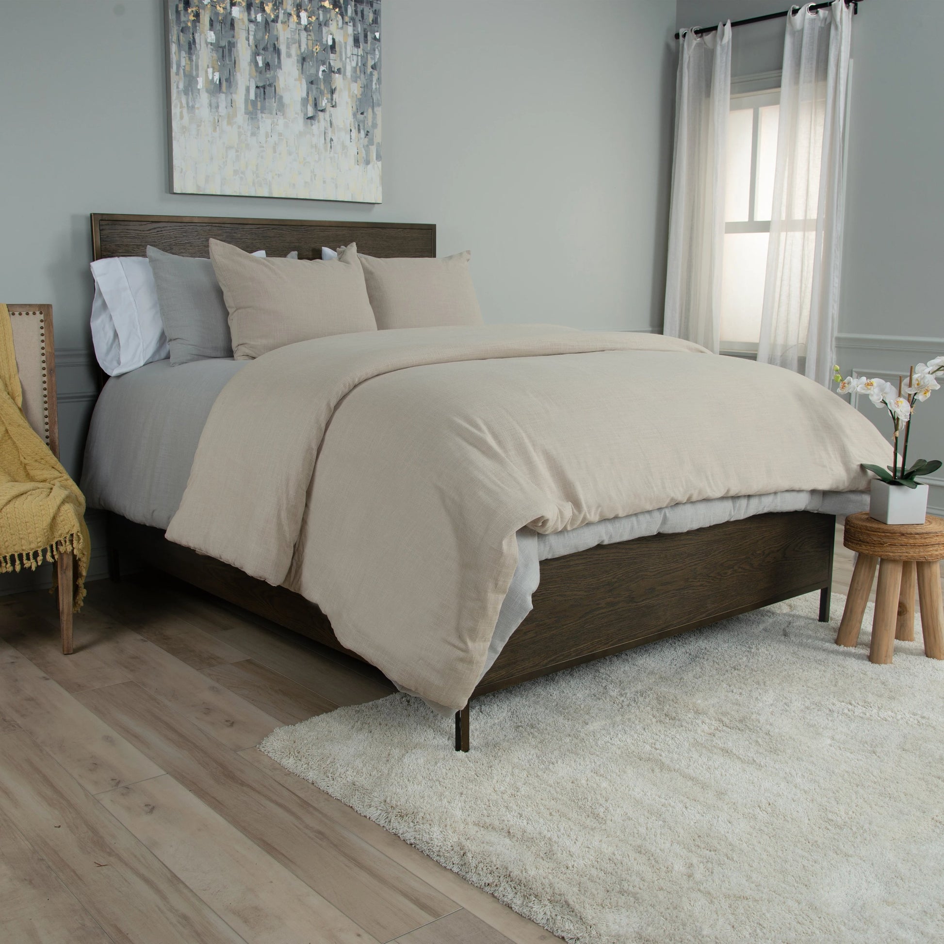 Lawrence Bedding by HedgeApple Essentials. Made from cotton slub, polyester in a modern style.