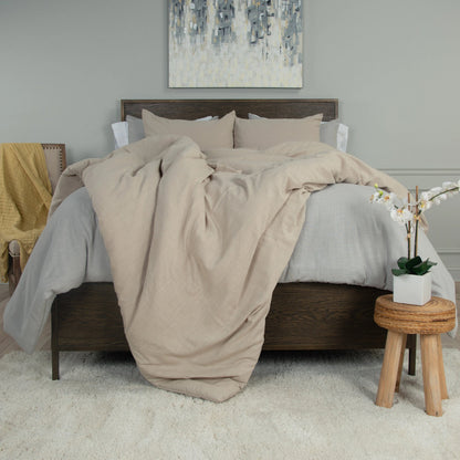 Lawrence Bedding by HedgeApple Essentials. Made from cotton slub, polyester in a modern style.