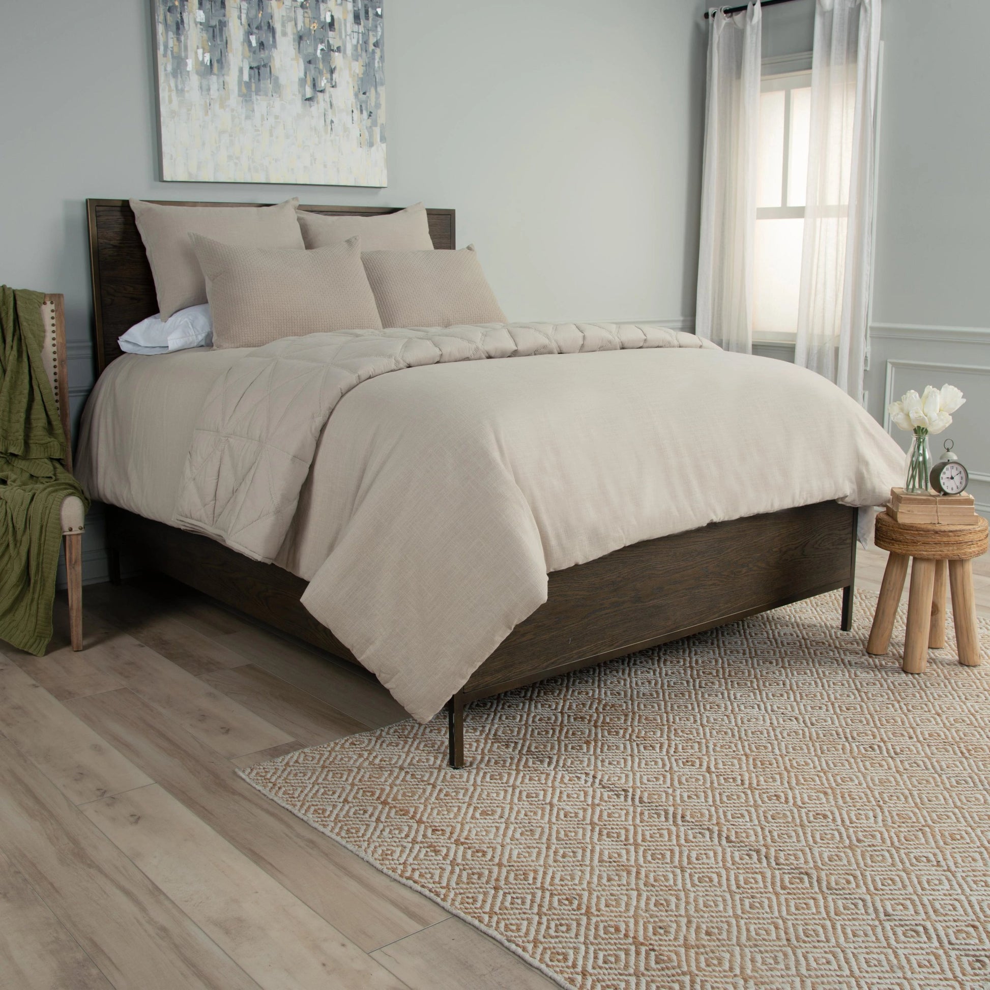 Lawrence Bedding by HedgeApple Essentials. Made from cotton slub, polyester in a modern style.