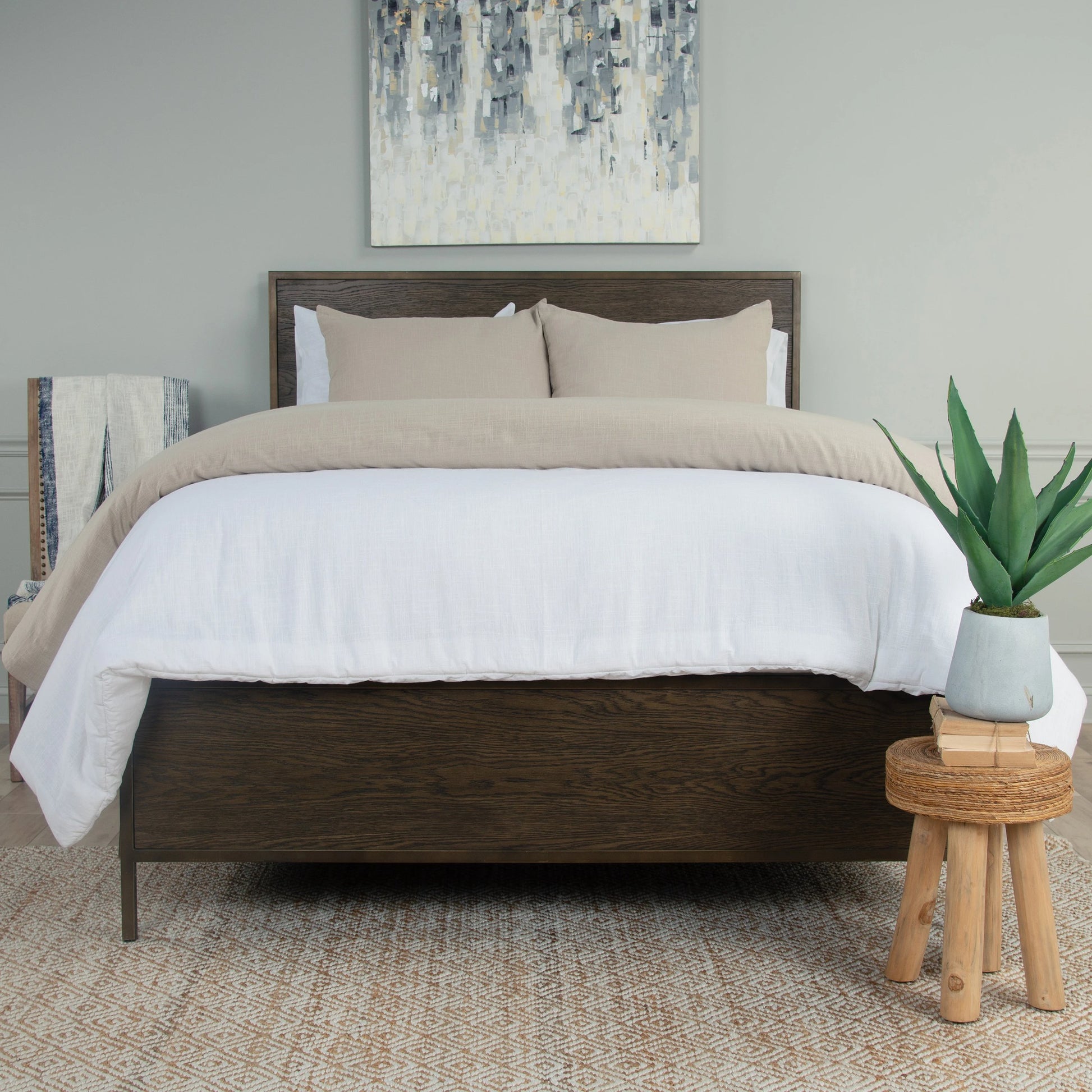 Lawrence Bedding by HedgeApple Essentials. Made from cotton slub, polyester in a modern style.