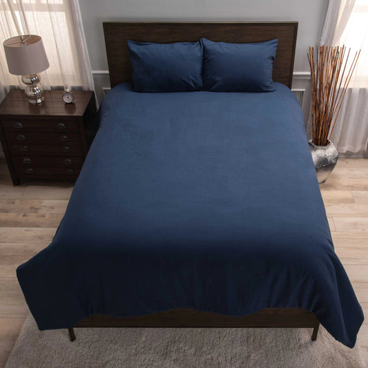 Pembina Bedding by HedgeApple Essentials. Made from cotton slub, polyester in a modern style.
