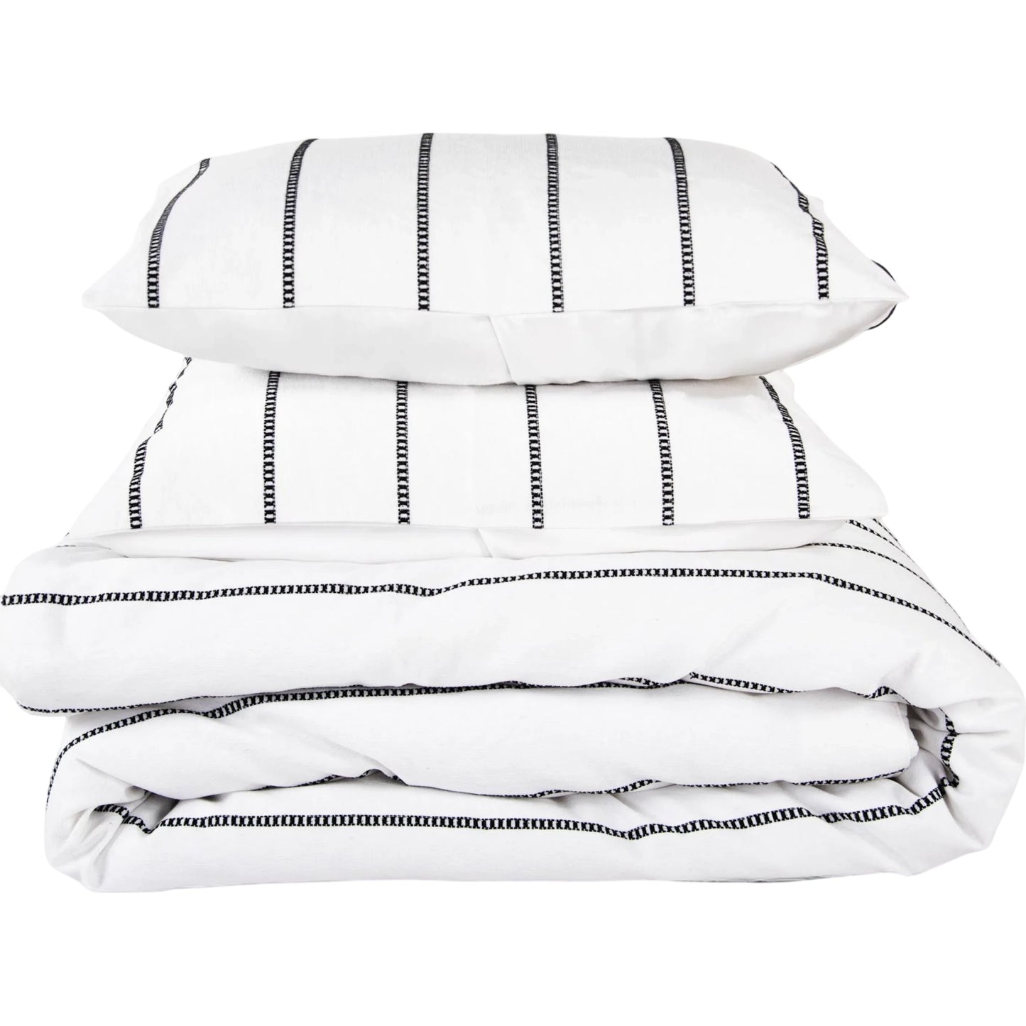 002 SI-2295542,SI-2295543 | Closeup | Chisago Bedding by HedgeApple Essentials in off white. Made from unique in a transitional style.
