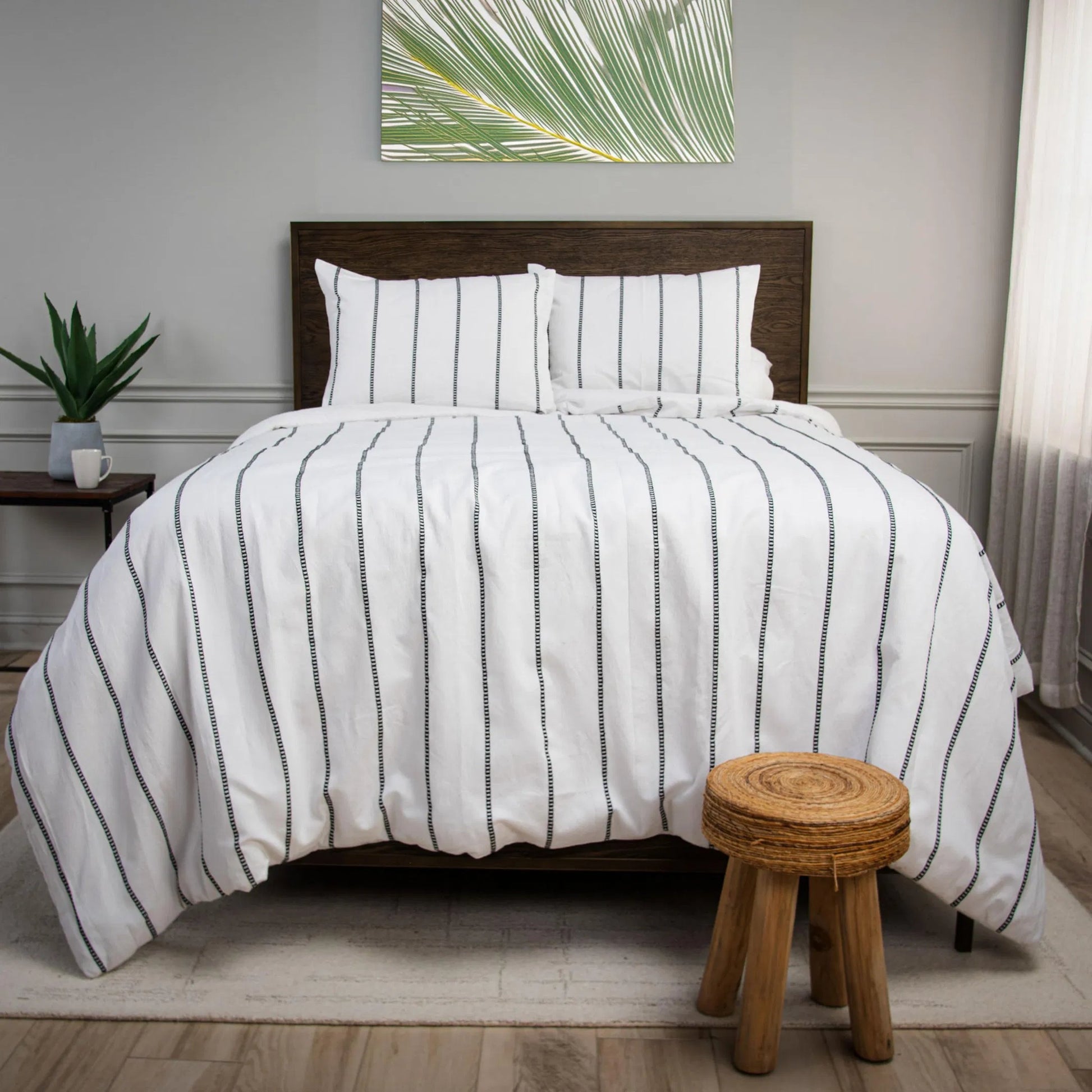 Chisago Bedding by HedgeApple Essentials in off white. Made from unique in a transitional style.
