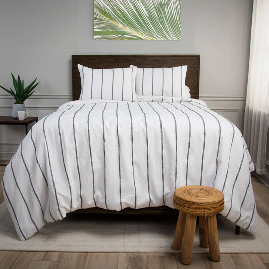 Chisago Bedding by HedgeApple Essentials in off white. Made from unique in a unique style.