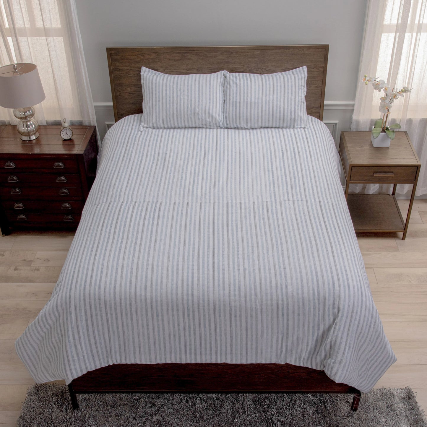 006 SI-2145249,SI-2145250 | Lifestyle | Miami Bedding by HedgeApple Essentials. Made from cotton slub, polyester in a modern style.