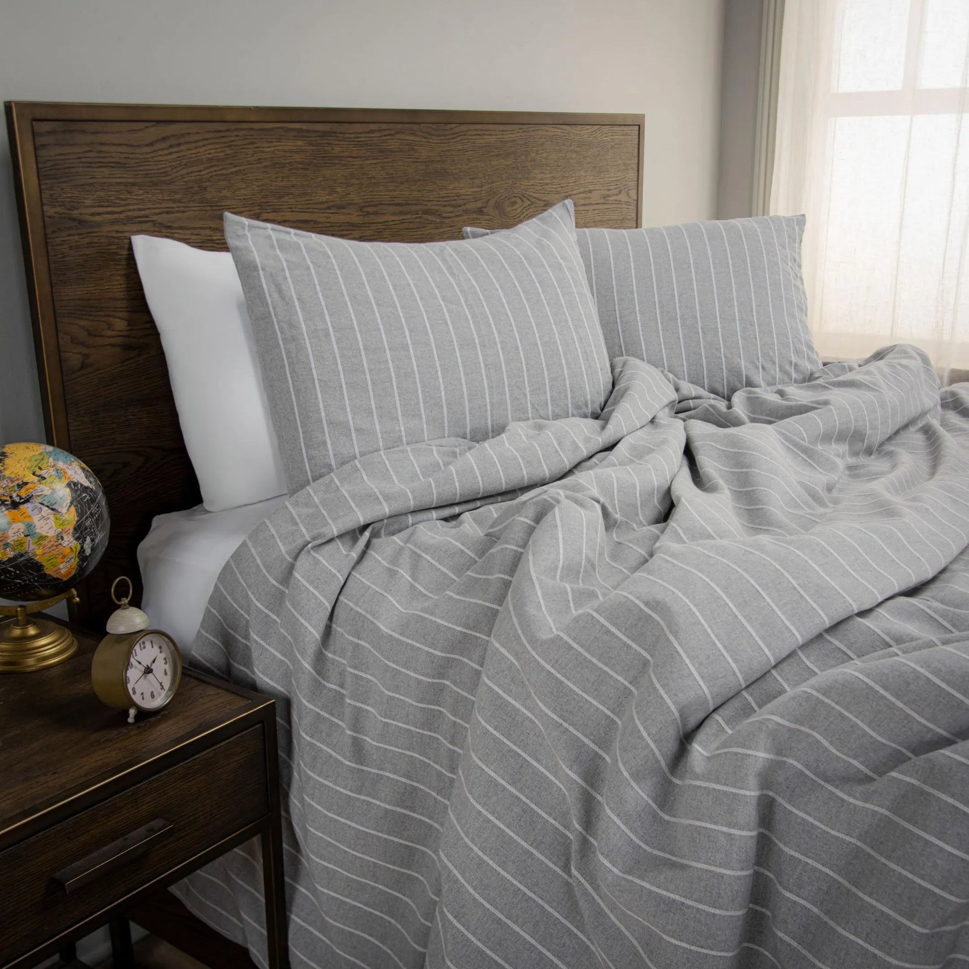 Sawmill Bedding by HedgeApple Essentials in grey. Made from recycle cotton woven (cotton, polyeseter), polyesetr in a unique style.