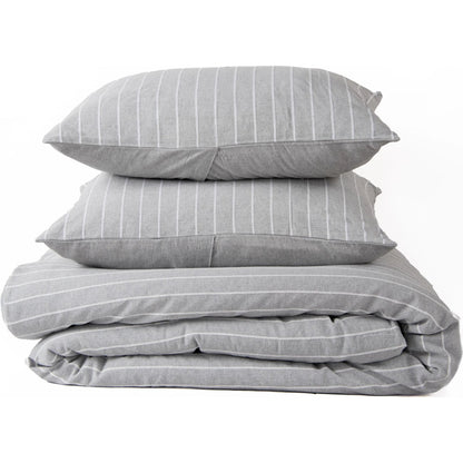 Sawmill Bedding by HedgeApple Essentials in grey. Made from recycle cotton woven (cotton, polyeseter), polyesetr in a unique style.