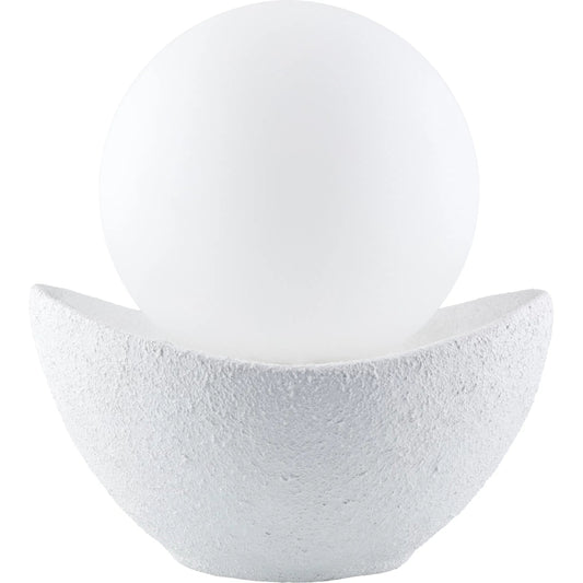 Bocca Accent Table Lamp by Surya in painted. Made from cement, glass in a unique style.