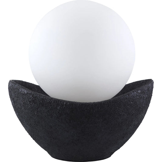 Bocca Accent Table Lamp by Surya in painted. Made from cement, glass in a unique style.