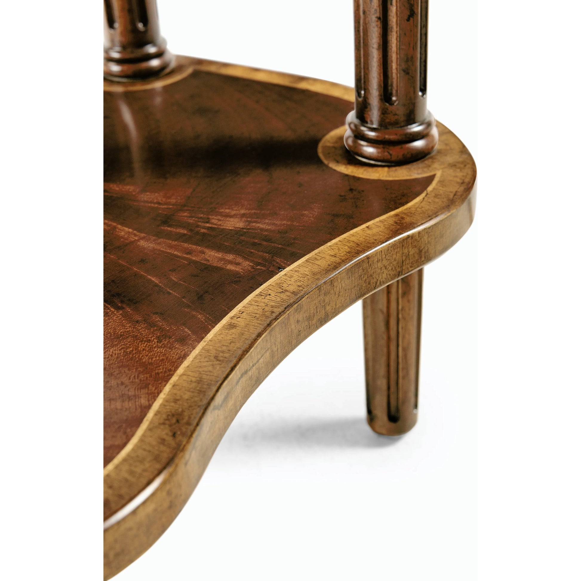Buckingham Phone Table by Jonathan Charles in brown and medium antique mahogany. Made from mahogany in a traditional style.