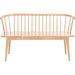 Ingham Spindle Bench by HedgeApple Essentials. Made from rubber wood, iron in a modern style.
