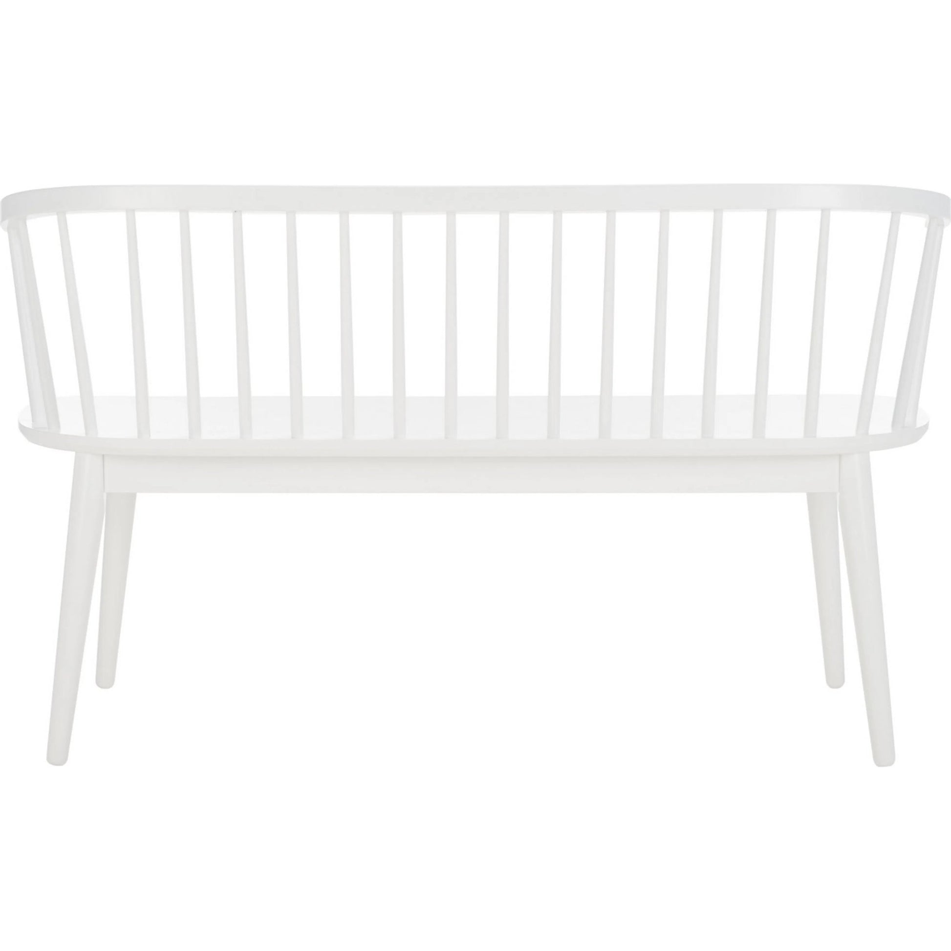 Ingham Spindle Bench by HedgeApple Essentials. Made from rubber wood, iron in a modern style.