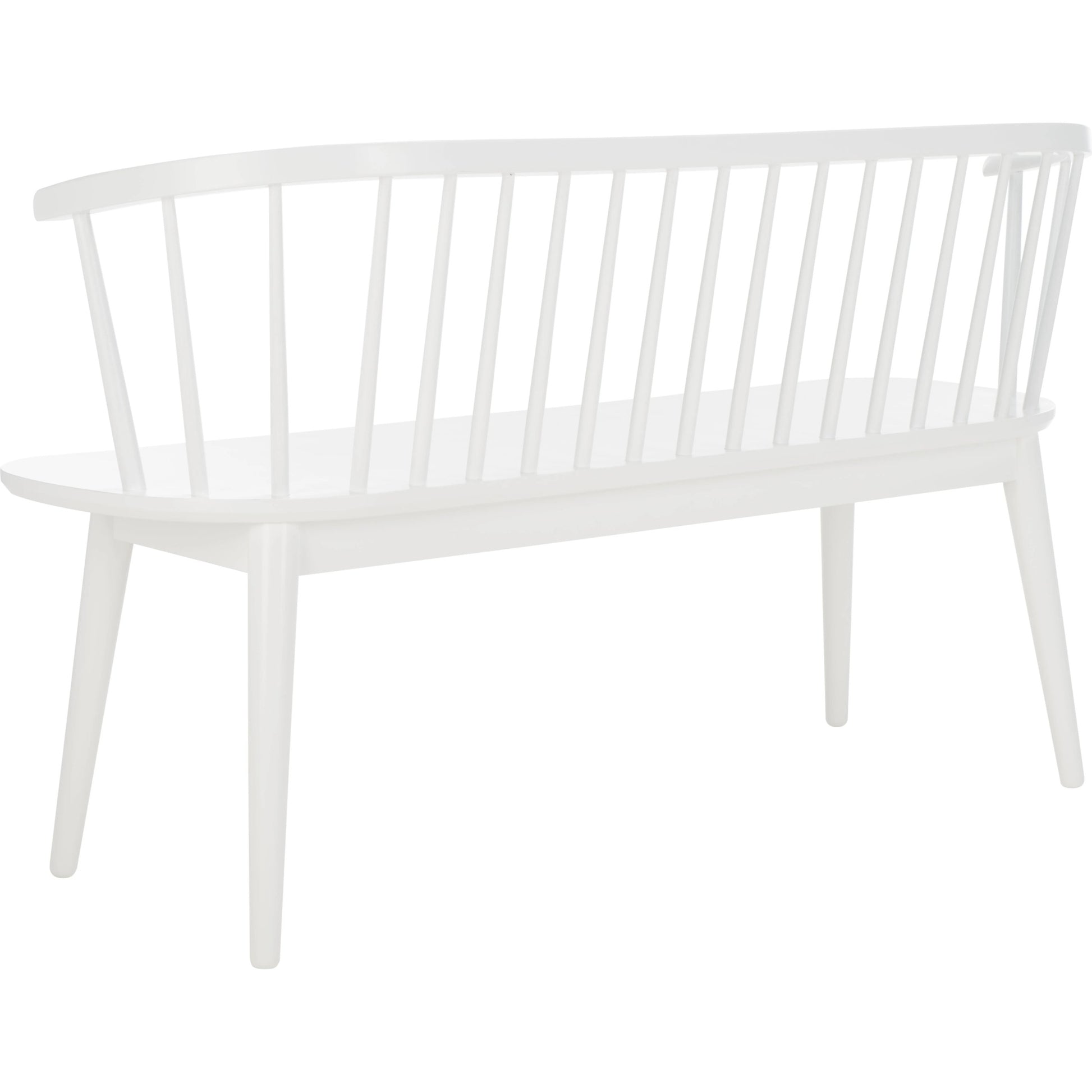 Ingham Spindle Bench by HedgeApple Essentials. Made from rubber wood, iron in a modern style.