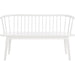 Ingham Spindle Bench by HedgeApple Essentials. Made from rubber wood, iron in a modern style.