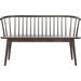 Ingham Spindle Bench by HedgeApple Essentials. Made from rubber wood, iron in a modern style.