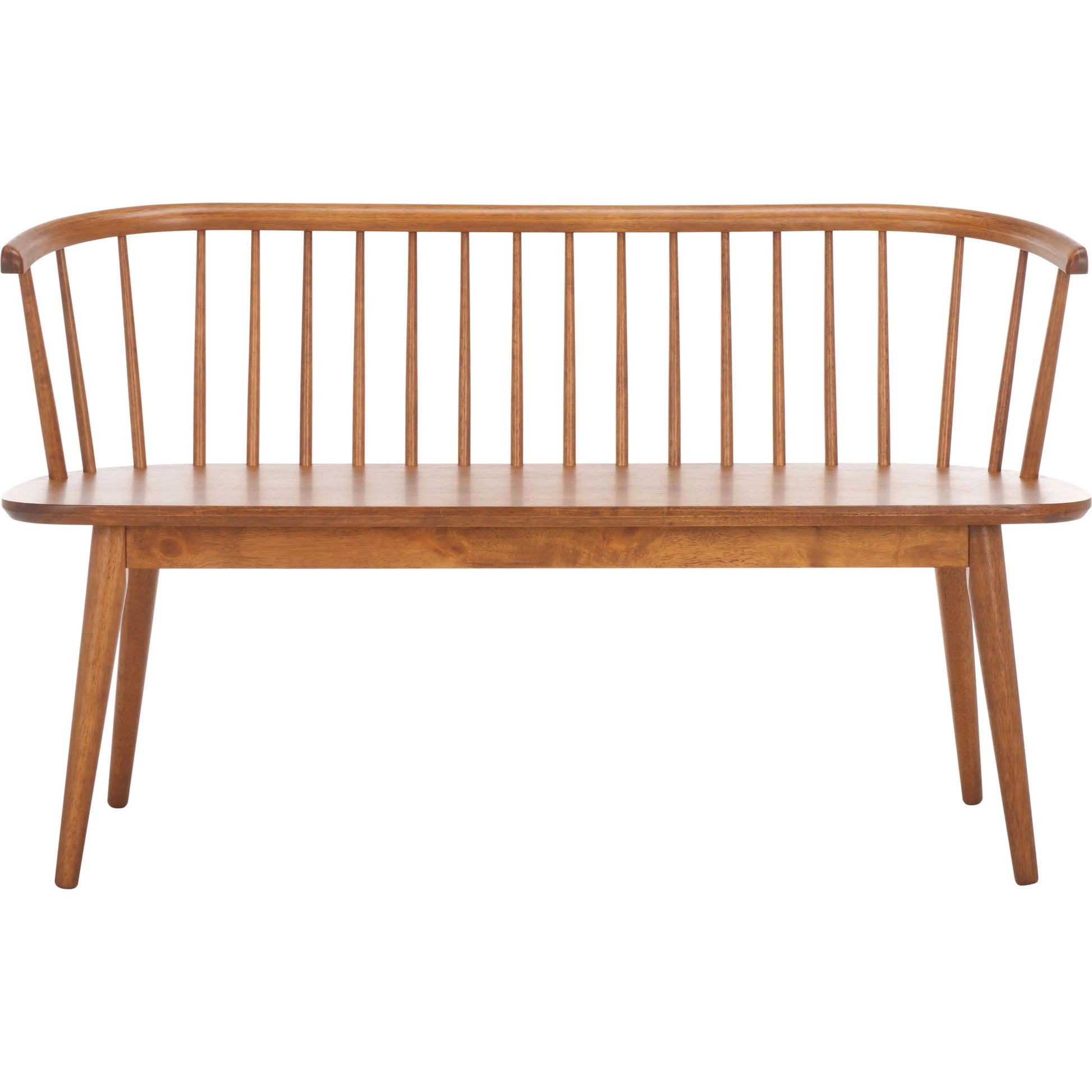 Ingham Spindle Bench by HedgeApple Essentials. Made from rubber wood, iron in a modern style.