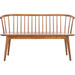 Ingham Spindle Bench by HedgeApple Essentials. Made from rubber wood, iron in a modern style.