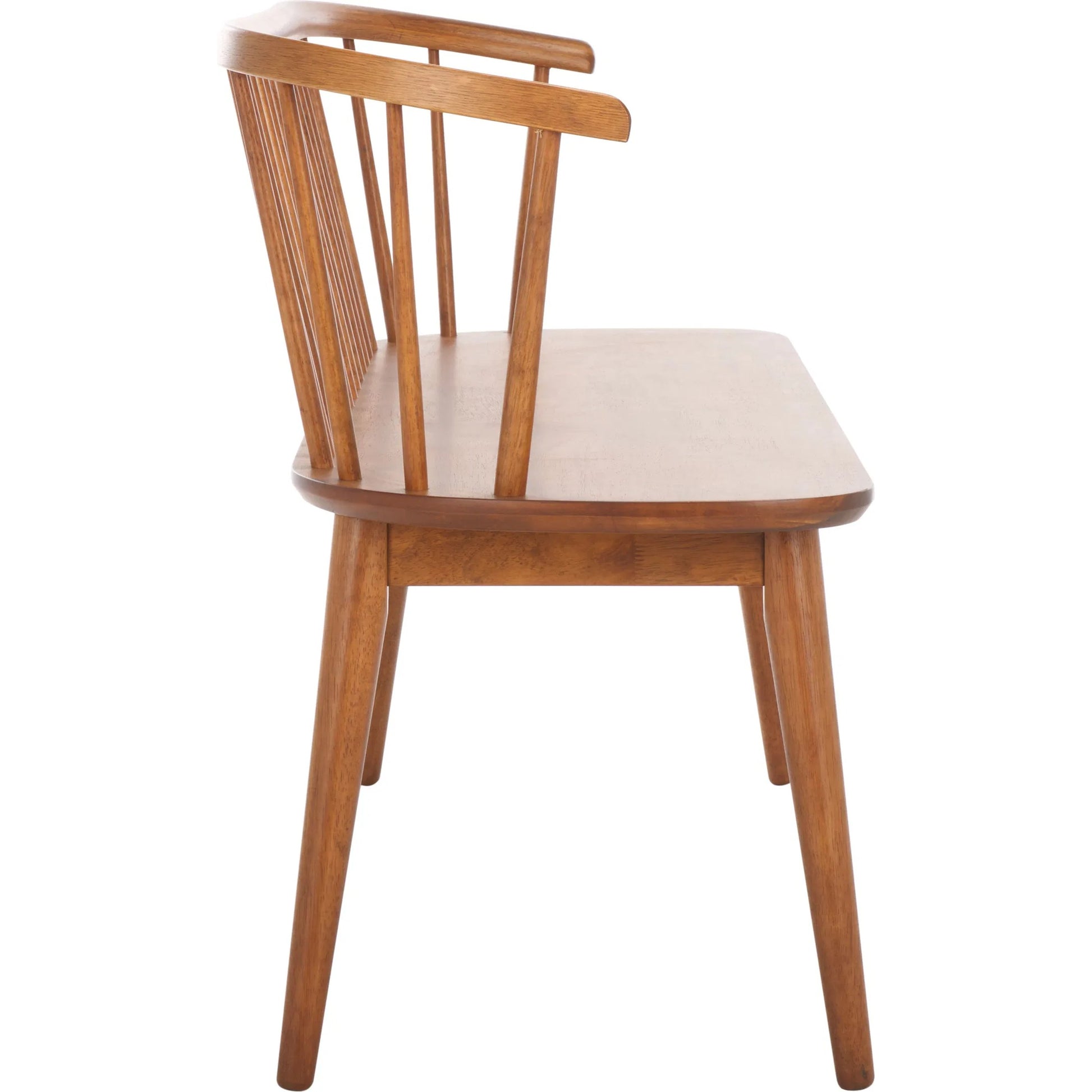 Ingham Spindle Bench by HedgeApple Essentials. Made from rubber wood, iron in a modern style.
