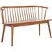 Ingham Spindle Bench by HedgeApple Essentials. Made from rubber wood, iron in a modern style.