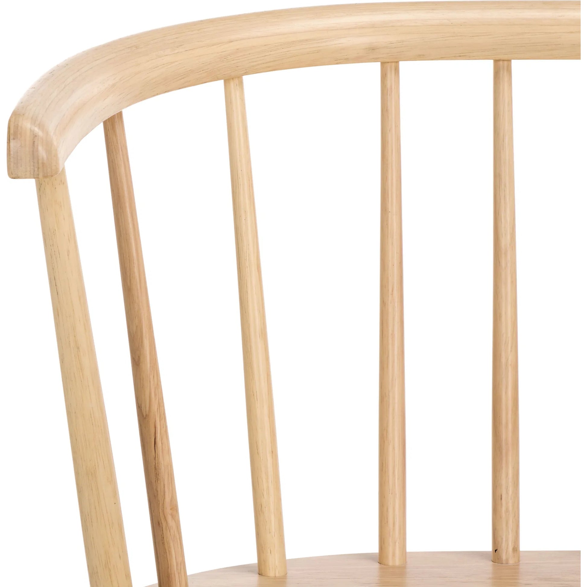 Ingham Spindle Bench by HedgeApple Essentials. Made from rubber wood, iron in a modern style.