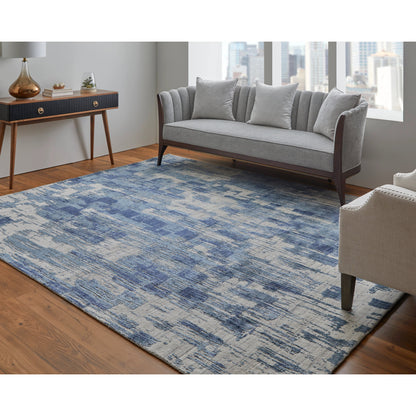 Eastfield Rug - 69AGF by Feizy in blue, ivory. Made from wool, viscose in a unique style.
