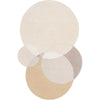 Gray, Ivory, Taupe, Tan / 2' x 3'