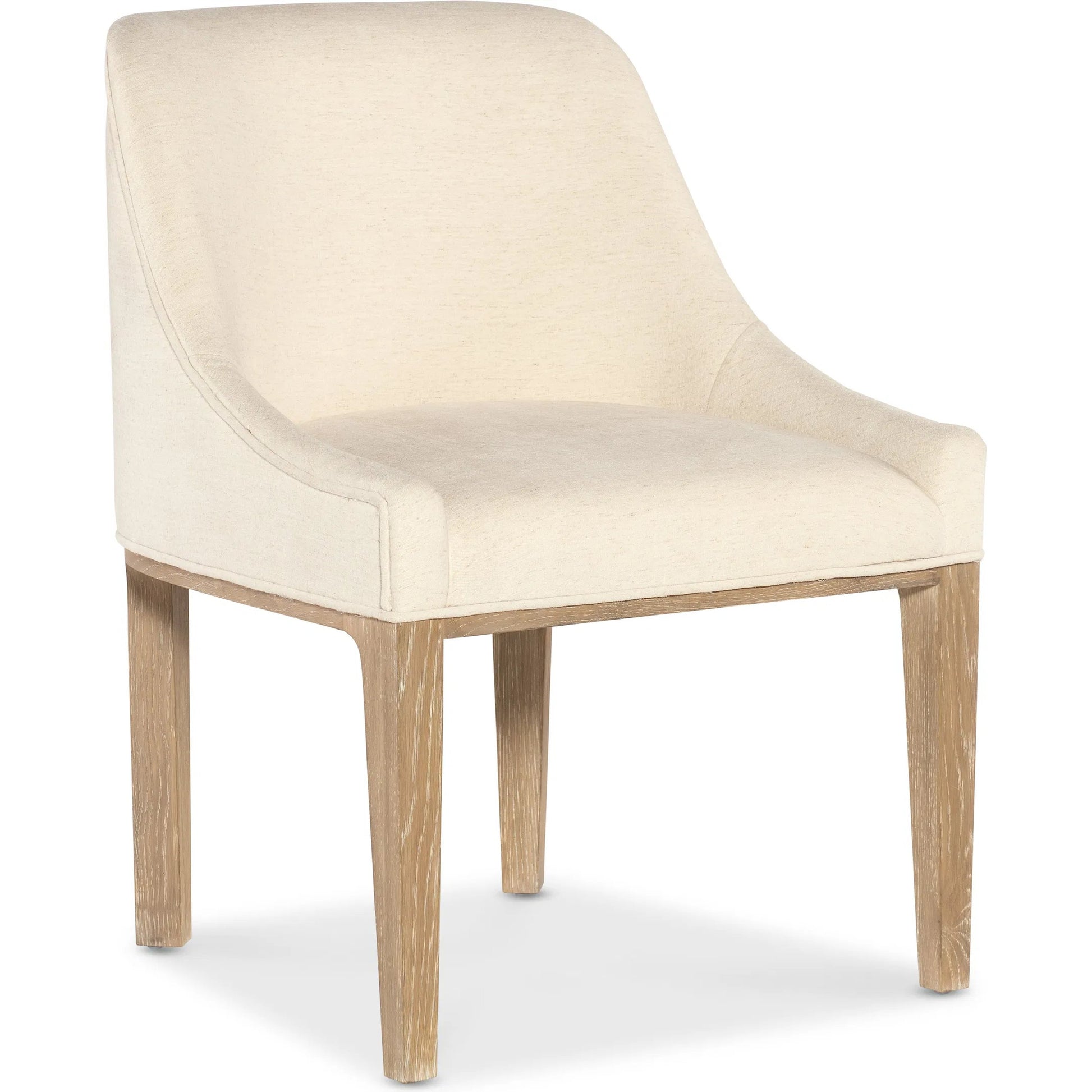 Banyon Bay Upholstered Host Chair by Hooker Furniture in beige. Made from 97% polyester, 3% linen in a transitional style.