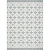 Ivory, Light Gray, Cream / 6'7" x 9'
